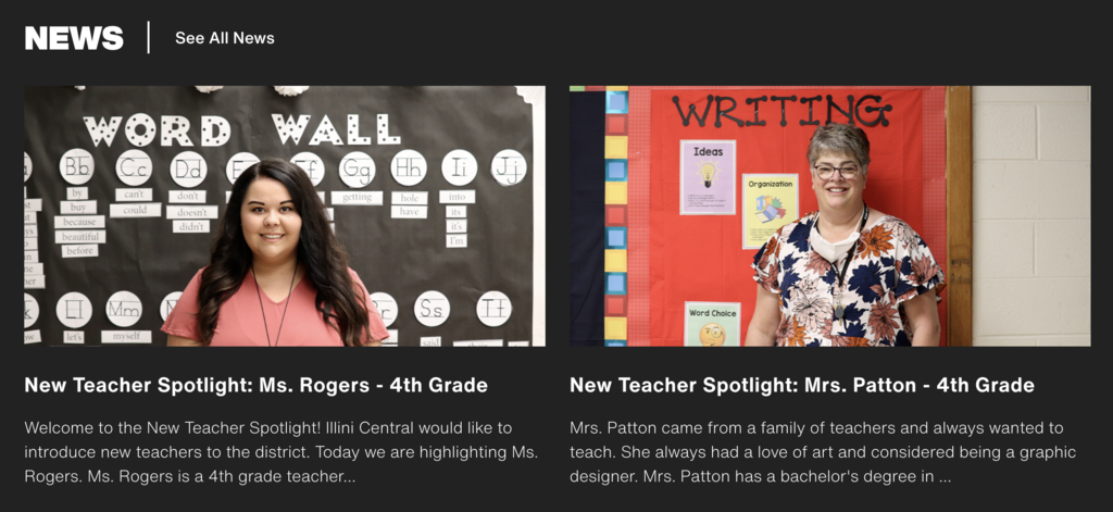 New Teacher Spotlights